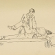 A physical therapist applying manual therapy.