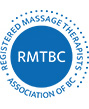 The Canadian Association of Occupational Therapists British Columbia (CAOT-BC) logo, featuring stylized figures and a Canadian maple leaf, with text below.