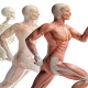 Human body running